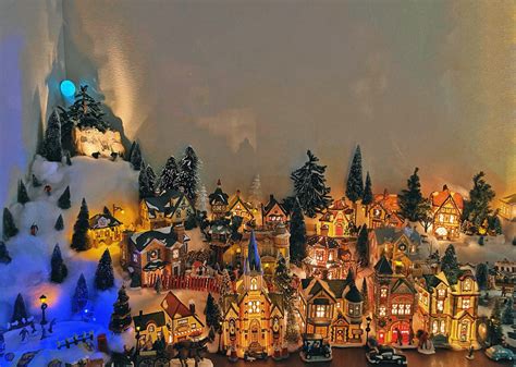 small metal christmas houses|miniature houses for christmas village.